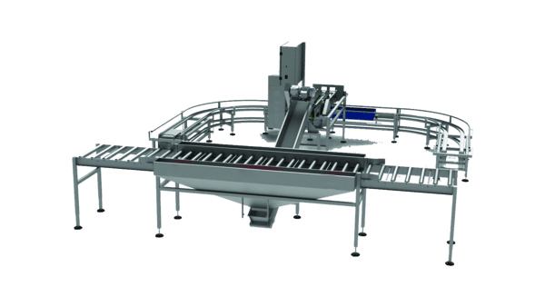 Convoyeur de tri, vaccination et comptage des poussins